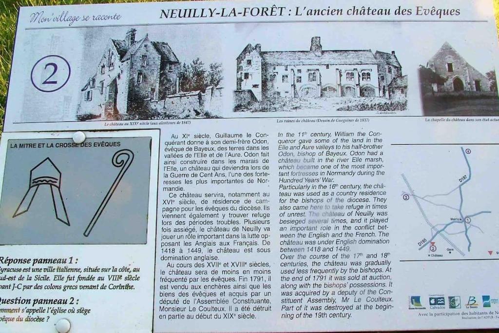 Le Chateau De Neuilly La Foret Villa Isigny-sur-Mer Eksteriør bilde